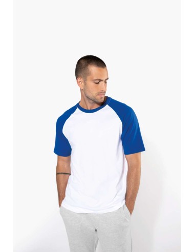 KAR-K330-Base ball - T-shirt bicolore manches courtes